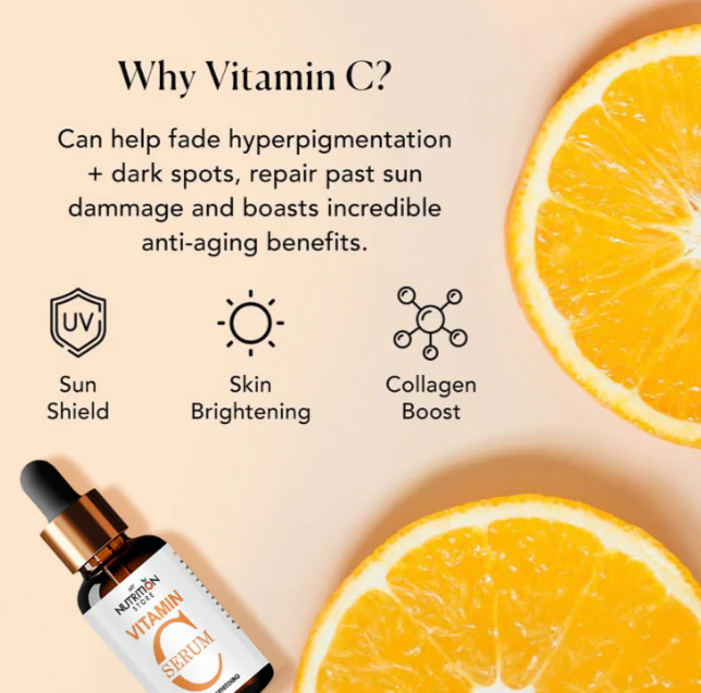 VITAMIN C FOR SKIN BRIGHTENING SERUM - BEST FOR WHITENING